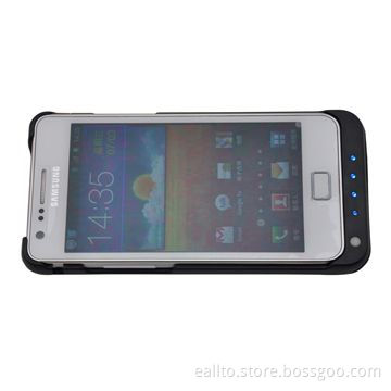 External Rechargeable Backup Battery Case with 2,000mAh Capacity, Measures 137 x 70 x 17mm